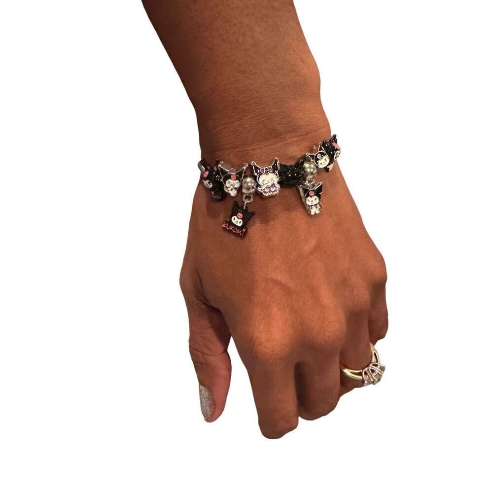 Kuromi Charm Bracelet Adjustable Girl Woman Teen Jewelry